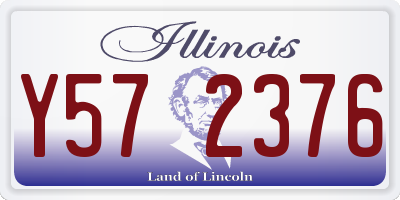 IL license plate Y572376