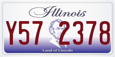 IL license plate Y572378