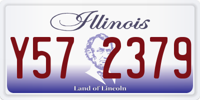 IL license plate Y572379