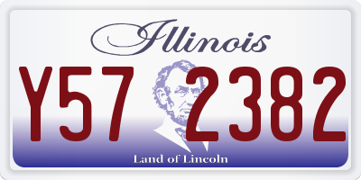 IL license plate Y572382