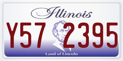 IL license plate Y572395