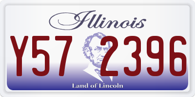 IL license plate Y572396