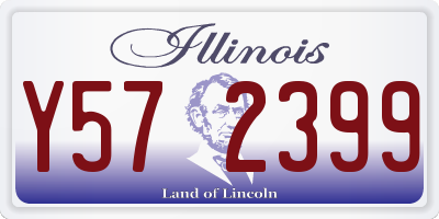 IL license plate Y572399