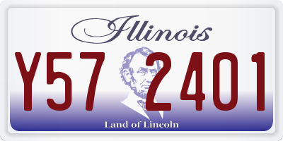 IL license plate Y572401