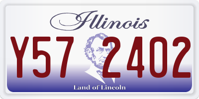 IL license plate Y572402