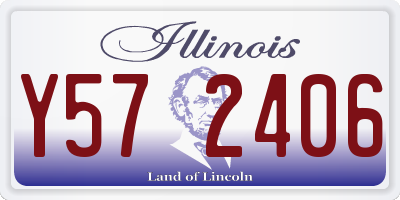IL license plate Y572406