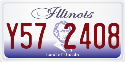 IL license plate Y572408