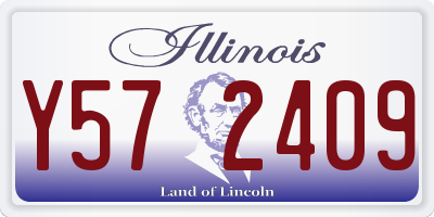 IL license plate Y572409