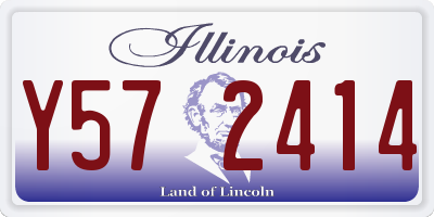 IL license plate Y572414