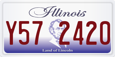 IL license plate Y572420