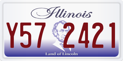 IL license plate Y572421