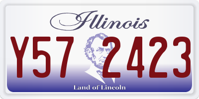 IL license plate Y572423