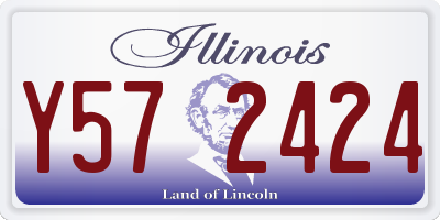 IL license plate Y572424