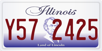 IL license plate Y572425