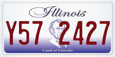 IL license plate Y572427