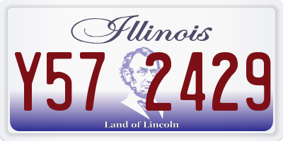 IL license plate Y572429