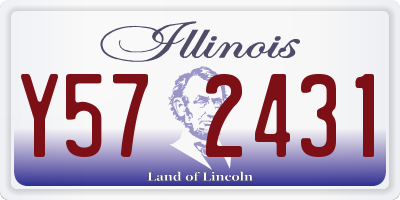 IL license plate Y572431