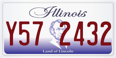 IL license plate Y572432