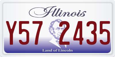 IL license plate Y572435