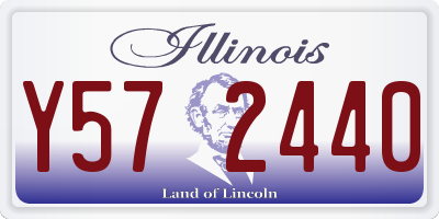 IL license plate Y572440