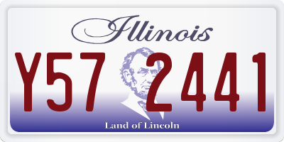 IL license plate Y572441