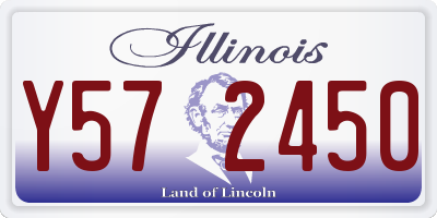 IL license plate Y572450