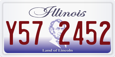 IL license plate Y572452