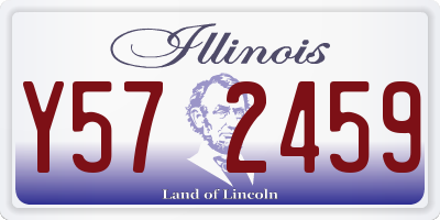IL license plate Y572459