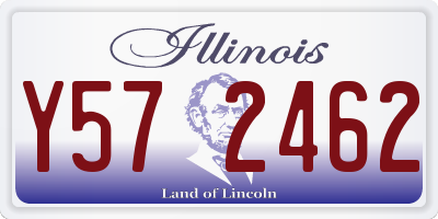 IL license plate Y572462