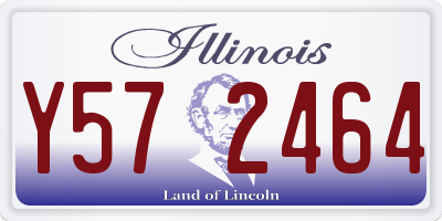 IL license plate Y572464