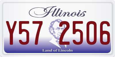 IL license plate Y572506