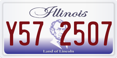 IL license plate Y572507