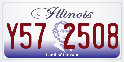 IL license plate Y572508