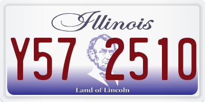 IL license plate Y572510