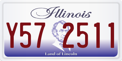 IL license plate Y572511