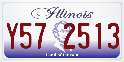 IL license plate Y572513