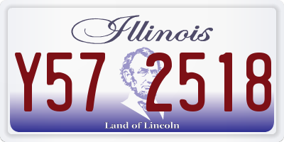 IL license plate Y572518