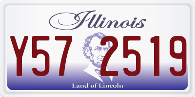 IL license plate Y572519