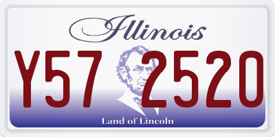 IL license plate Y572520