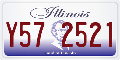 IL license plate Y572521