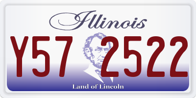 IL license plate Y572522