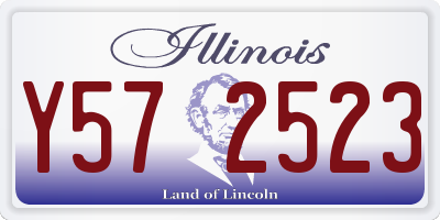 IL license plate Y572523