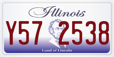 IL license plate Y572538