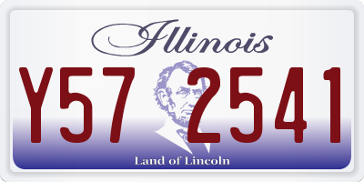 IL license plate Y572541