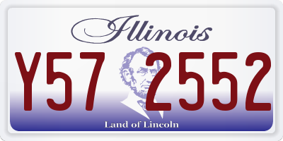 IL license plate Y572552