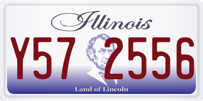 IL license plate Y572556