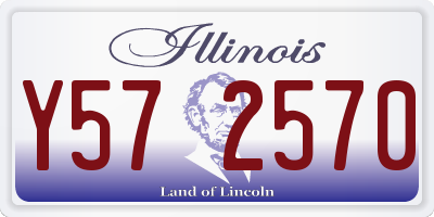 IL license plate Y572570