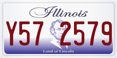 IL license plate Y572579