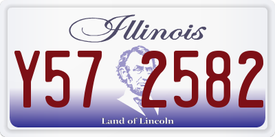 IL license plate Y572582