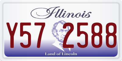 IL license plate Y572588